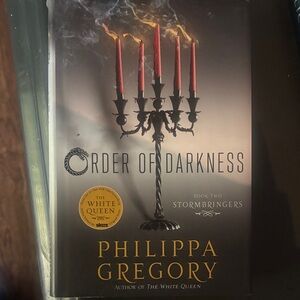 Order of Darkness: Stormbringers by Philippa Gregory - Black & Red Cover